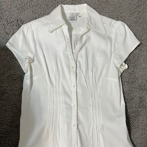 Tailored white blouse